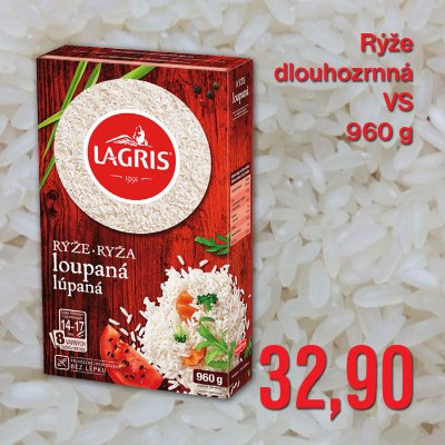 Rýže dlouhozrnná VS 960 g