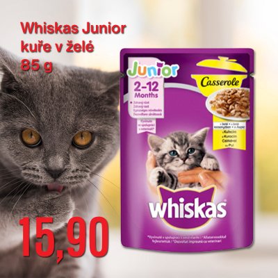 Whiskas Junior kapsička 85 g