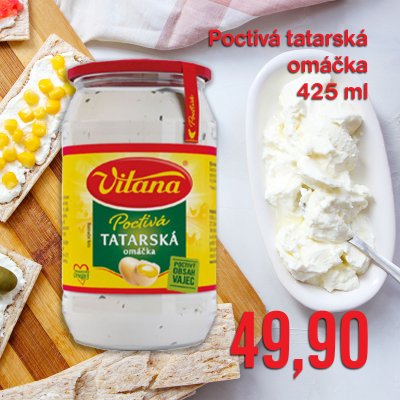 Poctivá tatarská omáčka 425 ml