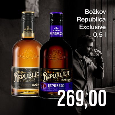 Božkov Republica Exclusive 0,5 l