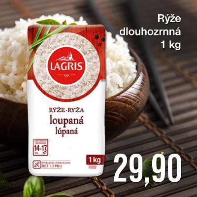 Rýže dlouhozrnná 1 kg
