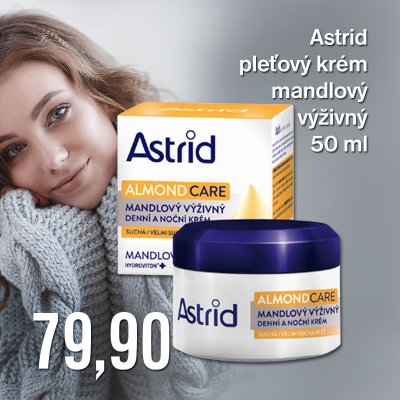 Astrid pleťový krém mandlový výživný 50 ml