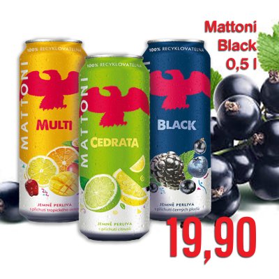 Mattoni Black 0,5 l