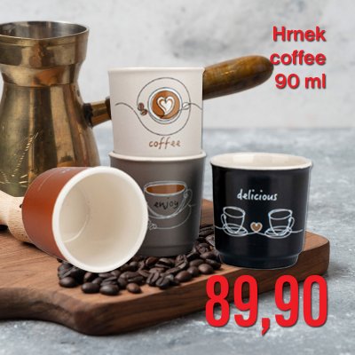 Hrnek coffee 90 ml, keramika