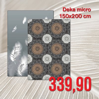 Deka micro 150x200 cm