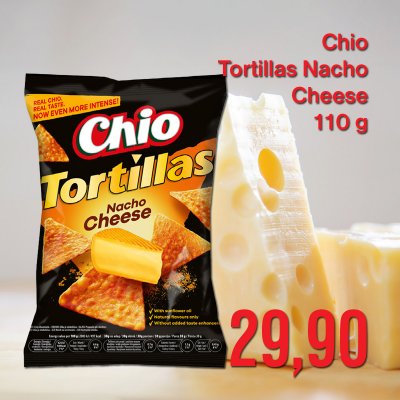 Chio Tortillas Nacho Cheese 110 g