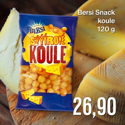 Bersi Snack koule s příchutí sýru 120 g
