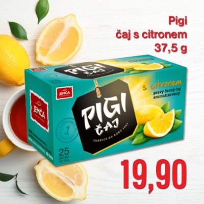 Pigi čaj s citronem 37,5 g
