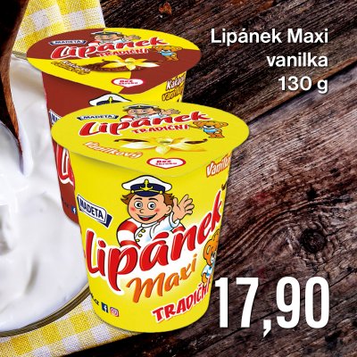 Lipánek Maxi vanilka 130 g