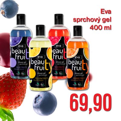 Eva beauty fruity sprchový gel 400 ml