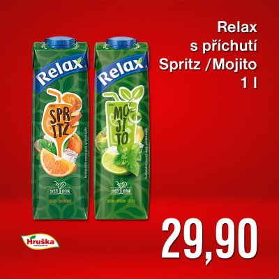 Relax s příchutí Spritz / Mojito 1 l