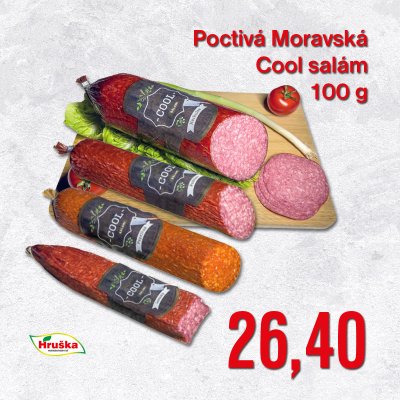 Poctivá Moravská Cool salám 100 g