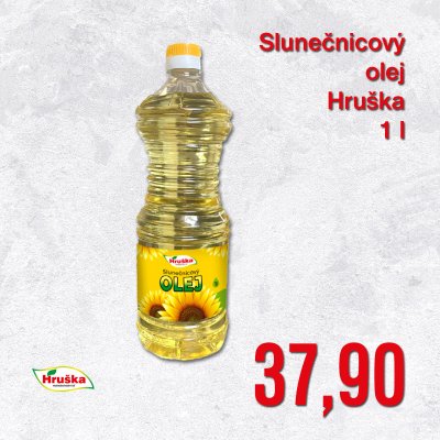 Slunečnicový olej Hruška 1 l