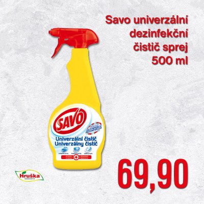 Savo univerzální dezinfekční čistič sprej 500 ml