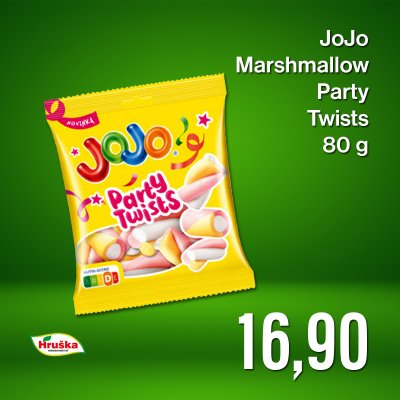 JoJo Marshmallow Party Twists 80 g