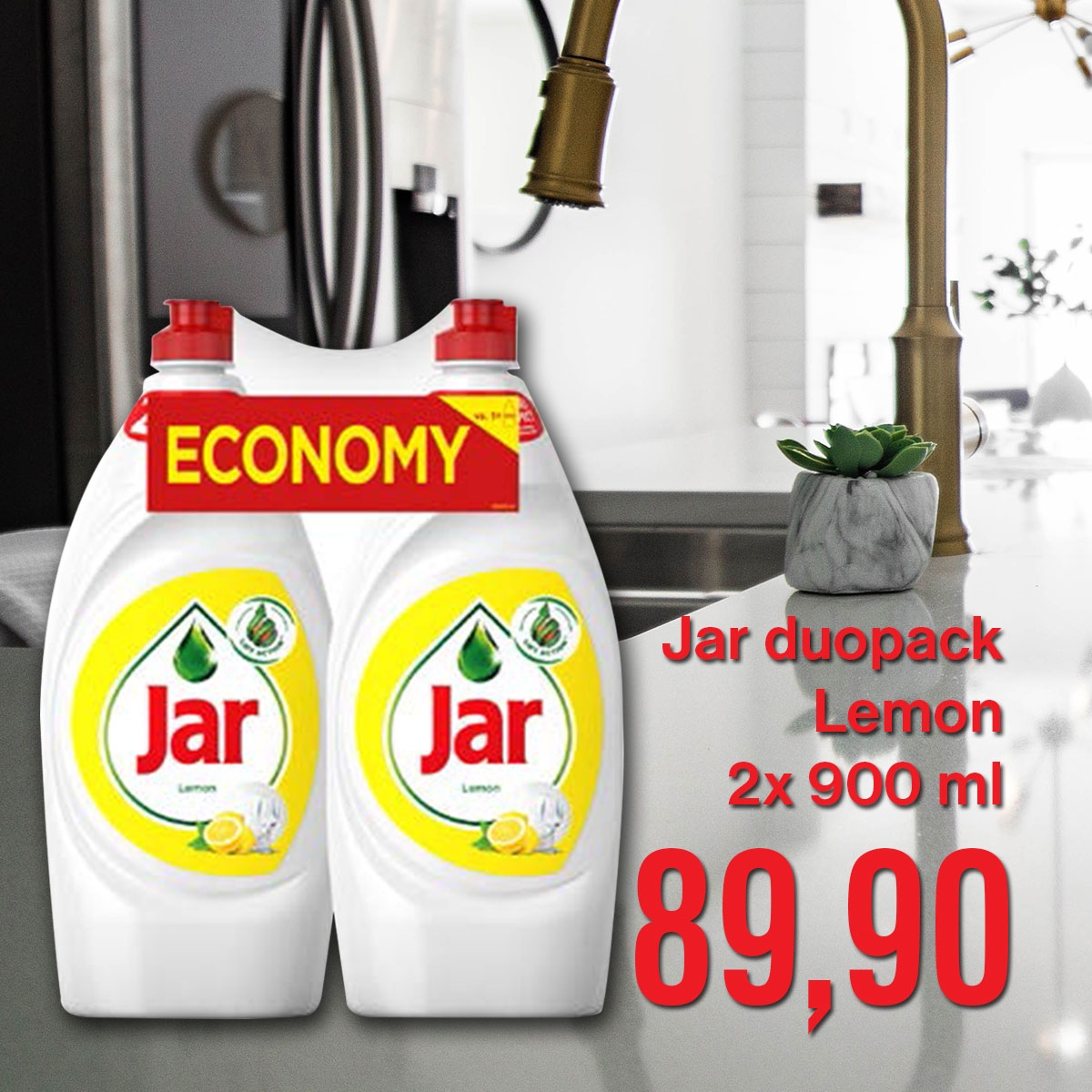 Jar duopack Lemon 2x 900 ml