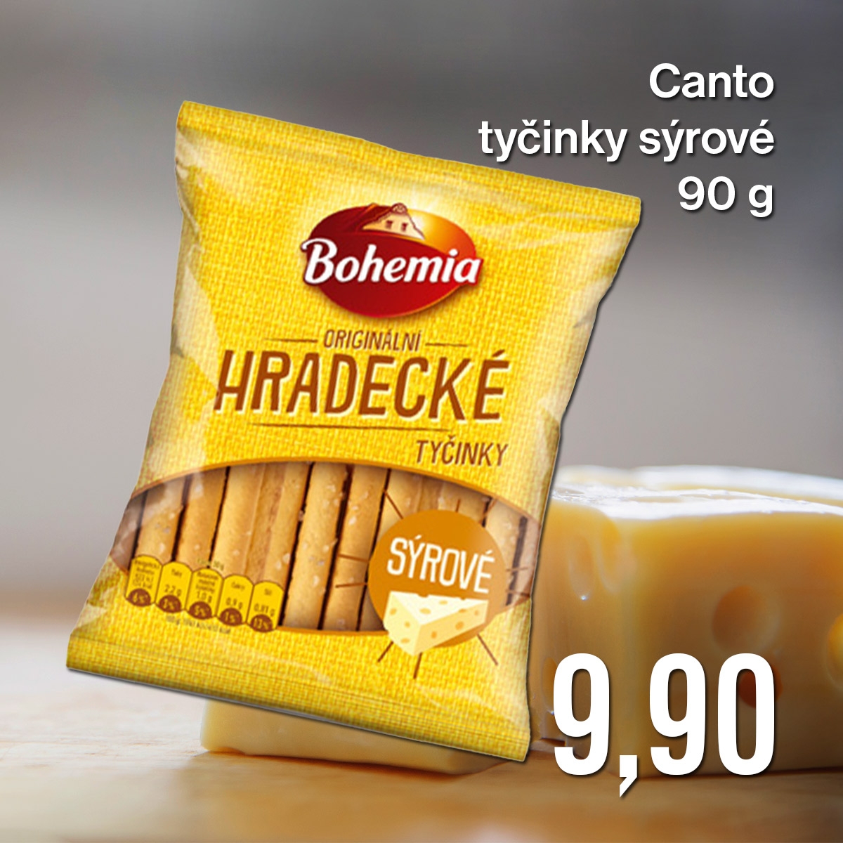 Canto tyčinky sýrové 90 g