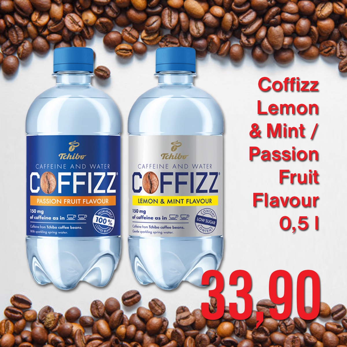 Coffizz Lemon & Mint / Passion Fruit Flavour 0,5 l