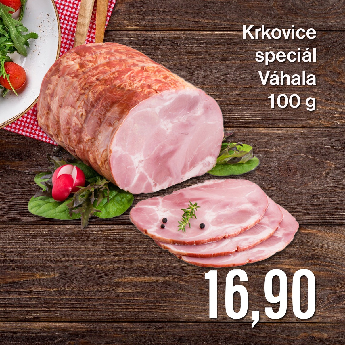 Krkovice speciál Váhala 100 g
