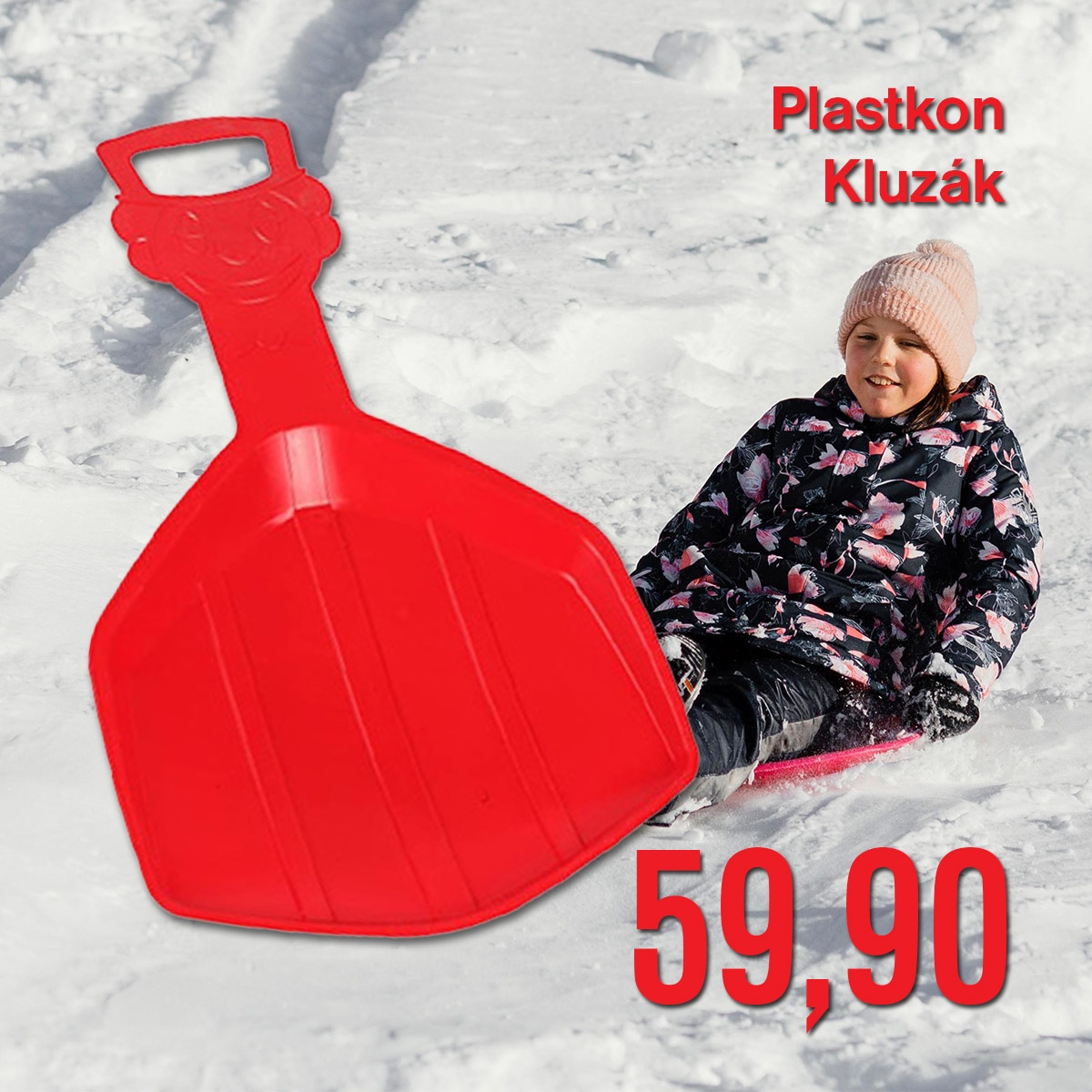 Plastkon Kluzák Klaun, 34x58x4 cm