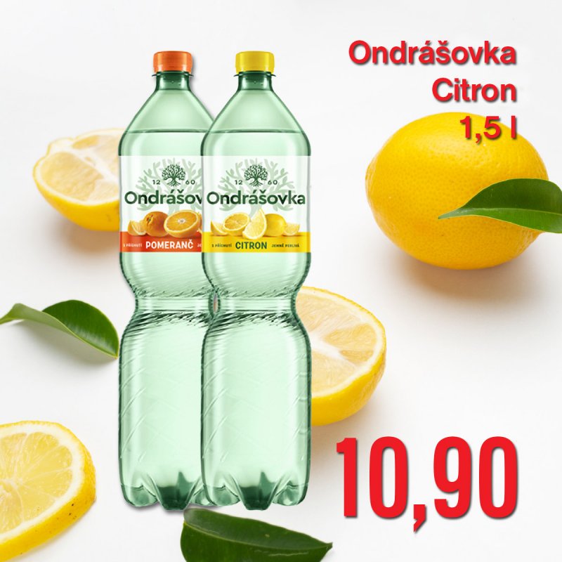 Ondrášovka Citron 1,5 l