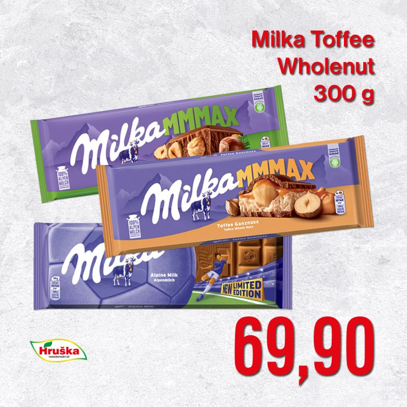 Milka Toffee Wholenut 300 g