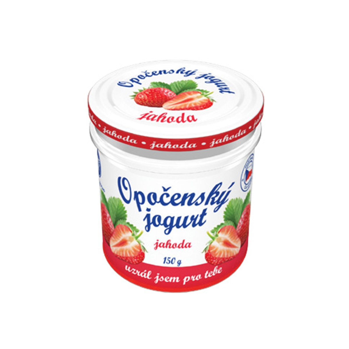 Opočenský jogurt jahoda 150 g